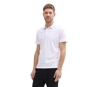 Tom Tailor Polo Basic piqué da Uomo 1031006, 28847 - Lucid White, XL