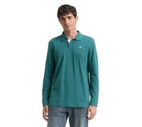 TOM TAILOR Polo Basic piqué da Uomo 1043278, 14171 - Jasper Green, M