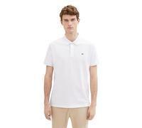 TOM TAILOR Polo Basic Piqué, Uomo, Bianco (White 20000), S