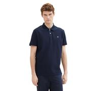 TOM TAILOR Polo Basic Piqué, Uomo, Blu (Sky Captain Blue 10668), S