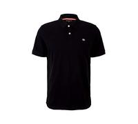 TOM TAILOR Polo Basic Piqué, Uomo, Nero (Black 29999), M