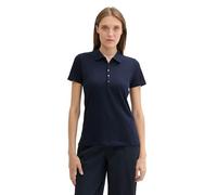 TOM TAILOR Polo da Donna 1044731 piqué, 10668 - Sky Captain Blue, S