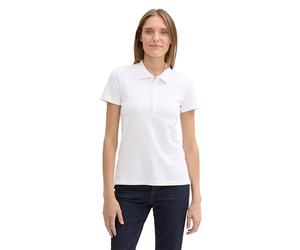Tom Tailor Polo da Donna 1044731 piqué, 20000 - Bianco., L