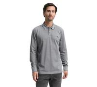 TOM TAILOR Polo da Uomo, 24571 - Navy White Two Tone piqué, L