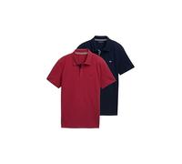 TOM TAILOR Polo da Uomo, 35930 - Deep Red, M