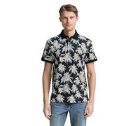 TOM TAILOR 1046775 Polo, 37972-Palma a Strisce Blu Navy, XXL Uomo