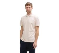 TOM TAILOR 1045629 Polo, 38207-light Cashew Beige Two Tone, M Uomo