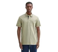 TOM TAILOR Polo da Uomo piqué con Tasca sul Petto, 15615 - Prairie Grass Green, S