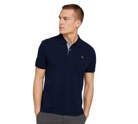 Tom Tailor Polo Uomo BASIC CONTRAST Nero Blu S M L XL XXL 3XL Cotone