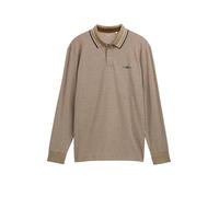 TOM TAILOR 1047798 Polo, 38607-Brown Cashew Beige Two Tone, M Uomo