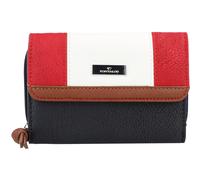 TOM TAILOR Portamonete 'Juna' blu notte / marrone / rosso / bianco Donna TOM TAILOR XS-XL blu notte / marrone / rosso / bianco