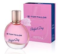 Tom Tailor Profumo da donna Perfect Day for her 50 ml, Eau de Toilette estivo da donna per ogni età, profumo da donna, composizione di fiori di ciliegio, caffè, patchouli e cioccolatini I floreale,