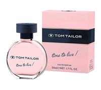 Tom Tailor Profumo da donna time to live! 50 ml I fruttato femminile Eau de Parfum con note di mandarino, limone e mughetto verde adorabile I Perfume da donna per ogni età, casual e unico