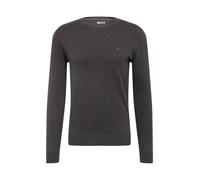 TOM TAILOR Uomini Maglione Basic Plus Size con logo ricamato