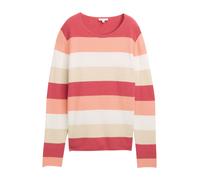 TOM TAILOR Pullover beige / rosa / rosso / bianco Donna TOM TAILOR XS beige / rosa / rosso / bianco