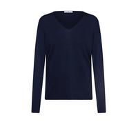 Tom Tailor Front Logo Coin V Neck Sweater Blu 3XL Donna