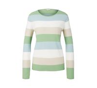 TOM TAILOR Pullover crema / blu chiaro / verde chiaro / bianco Donna - Abbigliamento - Taglie comode - Pullover e cardigan - Pullover TOM TAILOR L