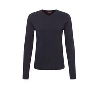 TOM TAILOR 202212 Strickpullover V-ausschnitt, Maglione Basic Uomo, Blu (Knitted Navy Melange 13160), L