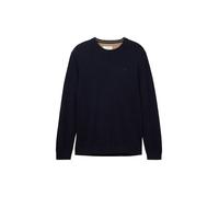 Tom Tailor 1038426 Basic Knit Sweater Blu 2XL Uomo