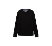 TOM TAILOR Maglione Uomo 1038426, 29999 - Black, M