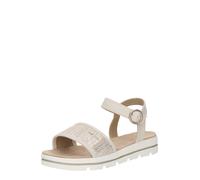 TOM TAILOR Sandalo beige chiaro / oro, Taglia 42