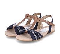 TOM TAILOR Sandalo piatto da donna 5392208, blu navy, 39 EU