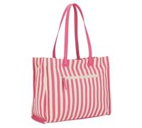 TOM TAILOR Shopper 'Romy' rosa / bianco, Taglia One Size
