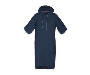 TOM TAILOR Surf Poncho, Dark Navy, S-M, 100% Baumwolle/Frottier, mit Kapuze, Bauchtasche und Logostickerei