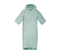 TOM TAILOR Surf Poncho, Fresh Sage, L-XL, 100% Baumwolle/Frottier, mit Kapuze, Bauchtasche und Logostickerei