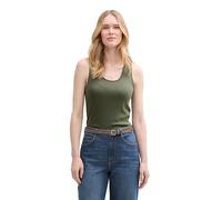TOM TAILOR Top da Donna, 10920 - Deep Forest Green, XXL