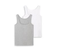 TOM TAILOR Top da Donna, 21373 - Medium Silver Grey Melange, L
