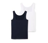 TOM TAILOR Top navy / bianco Donna TOM TAILOR XL navy / bianco