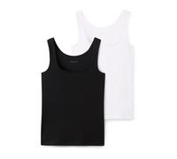 TOM TAILOR Top nero / bianco Donna - Abbigliamento - Taglie comode - Maglie e top - Top TOM TAILOR XS