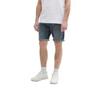 TOM TAILOR TTJOSH Regular Slim Jeans Shorts, 10162 - Mid Stone Blue Grey Denim, 36