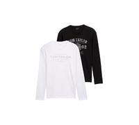 TOM TAILOR Uomini Maglia a maniche lunghe in confezione doppia