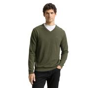 TOM TAILOR Uomini Maglione basic con scollo a V