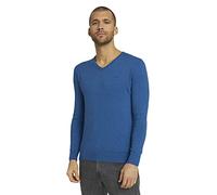 TOM TAILOR Uomini Maglione basic con scollo a V