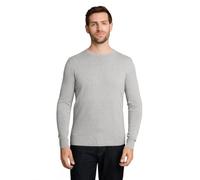 TOM TAILOR Uomini Maglione Basic Plus Size con logo ricamato