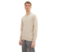 TOM TAILOR Uomo Girocollo Pullover Base V-Neck S M L XL XXL 3XL Beige Rosso Grün
