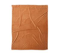 TOM TAILOR Wellsoft Decke, Wellsoft Blanket Sunny Warm Coral, 150x200 cm, 100% Polyester/Wellsoft, gesäumt mit Logostickerei