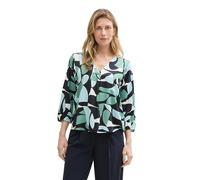 TOM TAILOR Women's 1046190 Blouse, 37800 - Green Dots And Shapes Design, 52