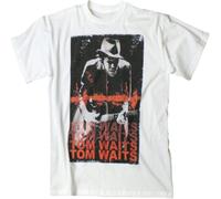 Tom WAITS Blues Rock T Shirt Unisex White M