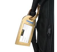 TOM & will 99ll-700 Leather Luggage tag, oro