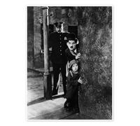 Tom Wilson, Charles Chaplin and Jackie Coogan in Il monello Poster