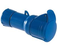 Presa Schneider industriale mobile 2X32A+T 230V IP44 blu PKY32M423