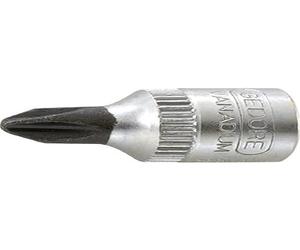 Toma de la broca del destornillador 1/4" ranura transversal PH 1