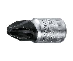 Toma de la broca del destornillador 1/4" ranura transversal PH 3
