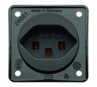 Toma Suiza Tipo 23, INTEGRO, negro, mate