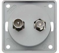 Toma TV box TV/SAT Integro gris