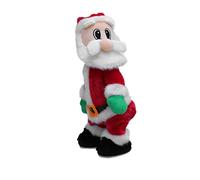Tomaibaby Babbo Natale Elettrico Che Canta E Balla Giocattolo Elettrico Twerking Babbo Natale Giocattoli Musicali Natalizi per Bambini Decorazioni da Tavola Regalo (Senza Batteria)
